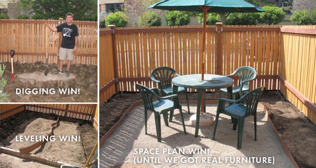 Redoing the yard the first time