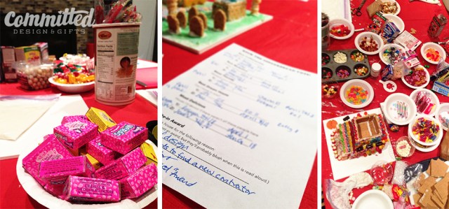 Gingerbread party progression