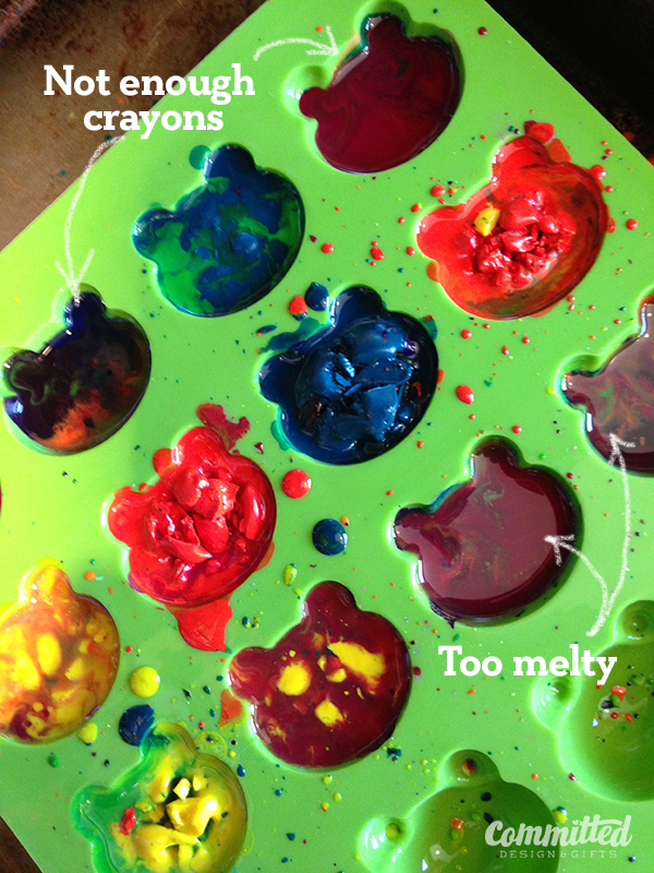 Fill your molds completely.