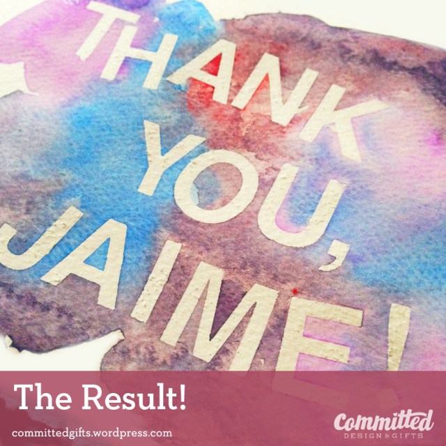 DIY Greeting Card: After